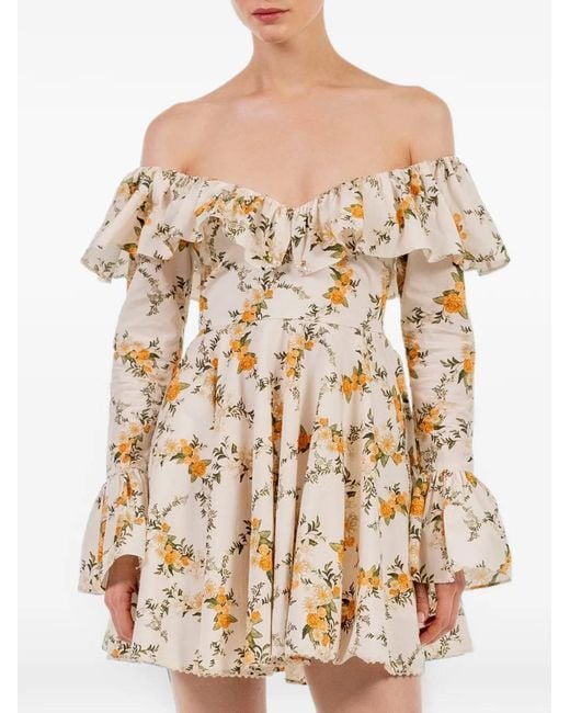 Agua Bendita Natural Verso Valle Mini Dress
