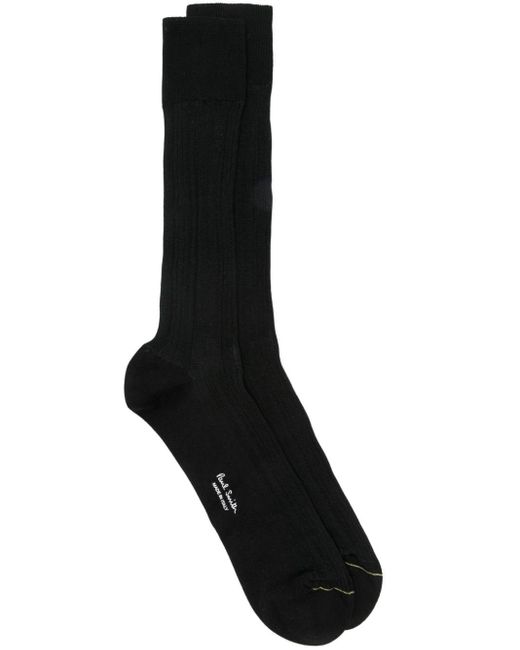 Calcetines tobilleros con logo estampado Paul Smith de hombre de color Black