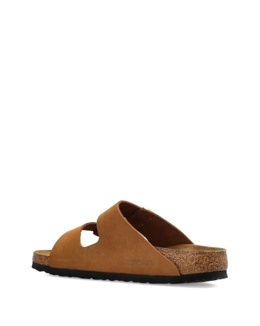 Birkenstock Brown Arizona Soft Buckled Sandals