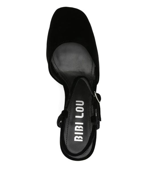 Bibi Lou Black Pumps mit Blockabsatz 80mm