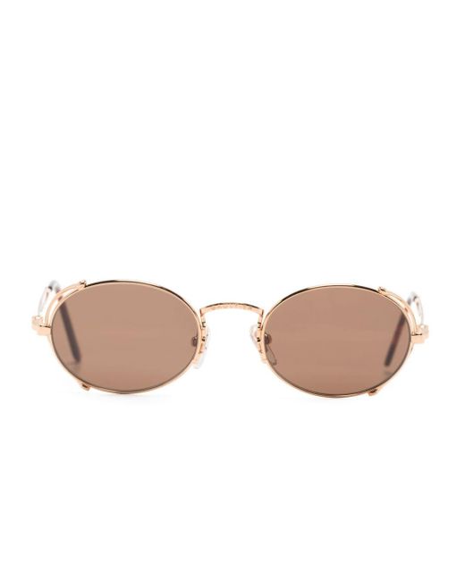 Jean Paul Gaultier Pink Round-frame Sunglasses