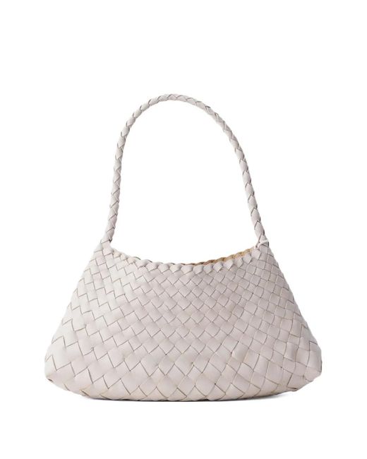 Dragon Diffusion Rosanna Woven-Leather Tote Bag in Grey | Lyst UK