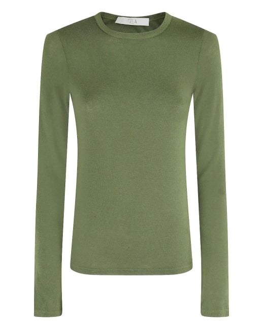 Tela クルーネックセーター Green