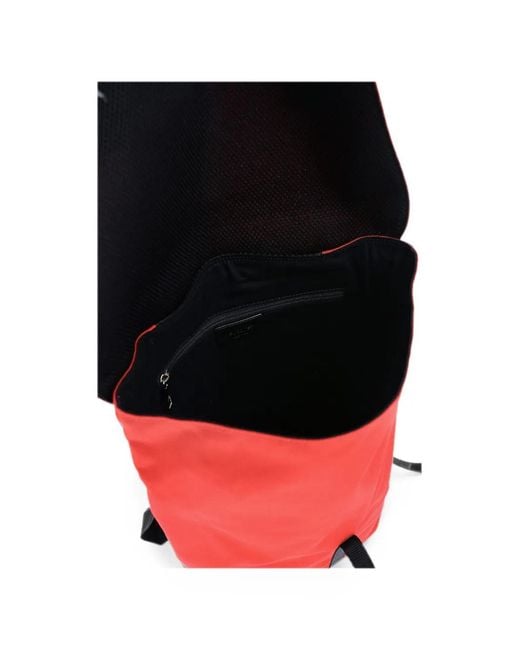 Neil Barrett Red City Flap Backpack for men