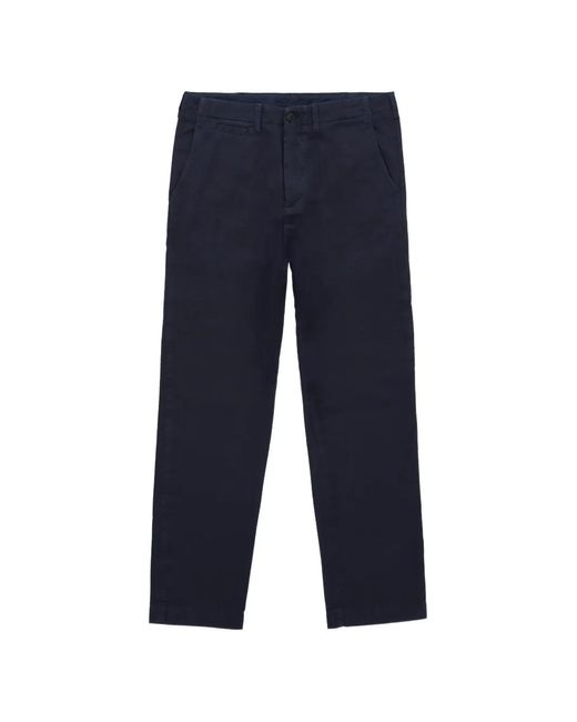 Fortela Blue Wallace Pocket Chino Trousers for men