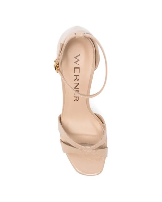 Werner White Sandalen Mit Eckiger Kappe