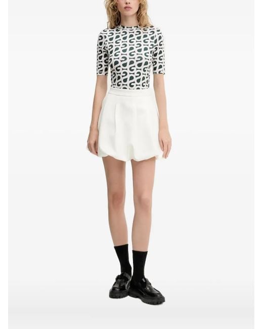 Stine Goya モノグラム Tシャツ White