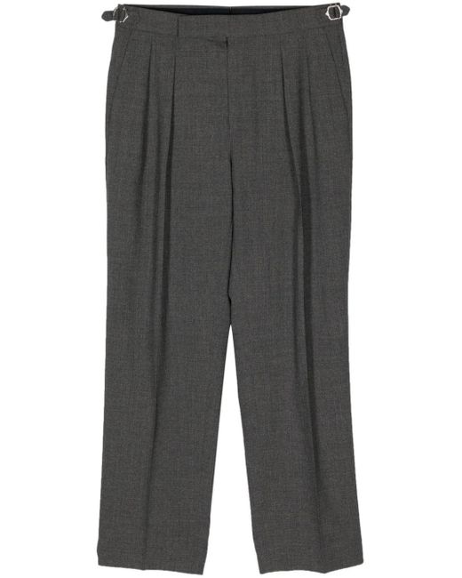 Paul Smith Gray Double-pleat Tailored Trousers for men