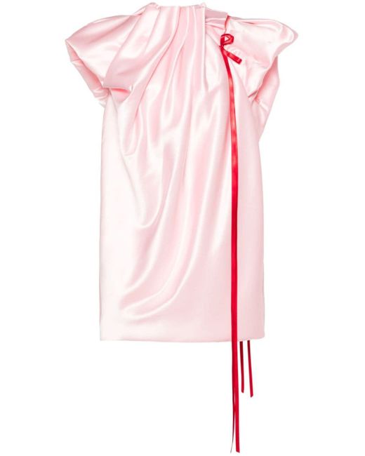 Robe courte à détail de plis Simone Rocha en coloris Pink