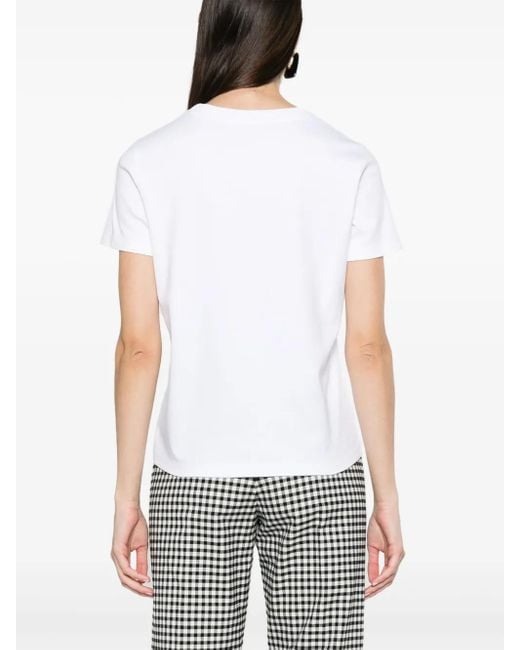 Moschino White T-Shirt With Print