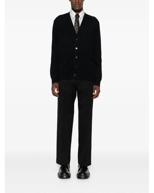 Givenchy Black V-Neck Cardigan for men