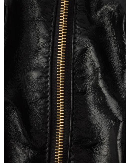 Prada Kleine Leren Shopper in het Black