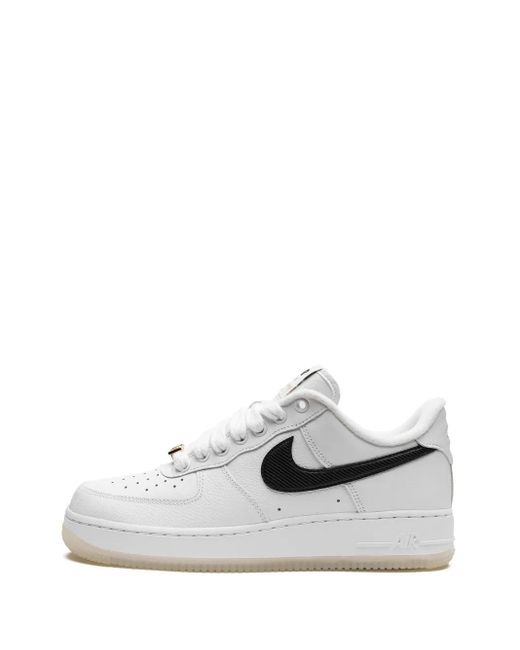 Nike White Air Force 1 Low "Bronx Origins" Sneakers