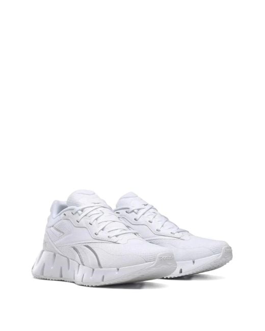 Reebok White Zig Dynamica 4 Sneakers