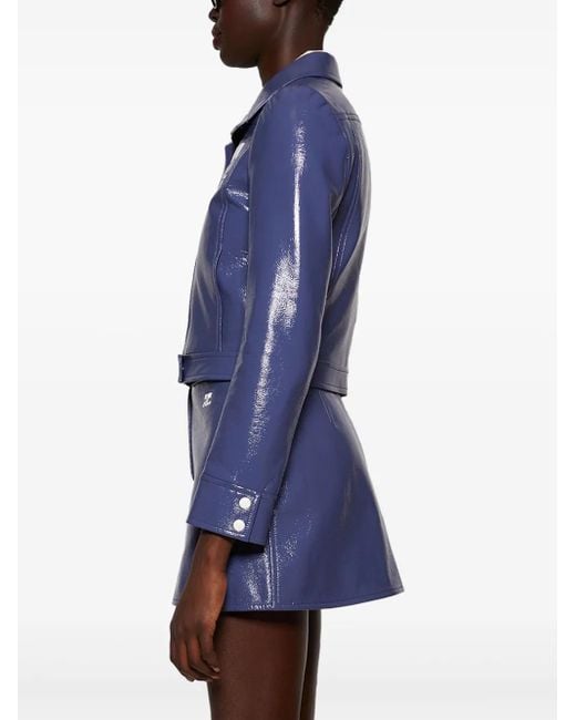 Chaqueta Reedition Vinyl Courreges de color Blue