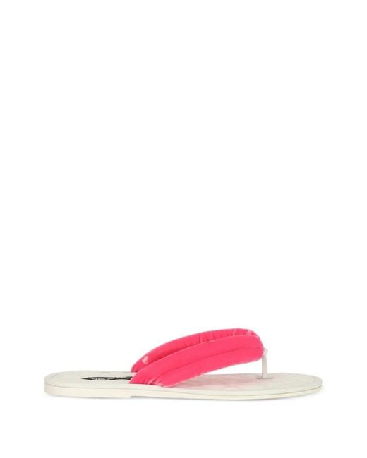 Tom Ford Pink Quilted Flip Flops for men