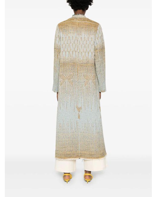 Forte_forte White Jacquard Libelle Coat (Final Sale)