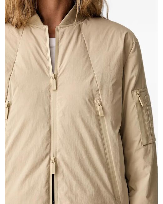 ARMANI EXCHANGE Natural Logo-Print Bomber Jacket