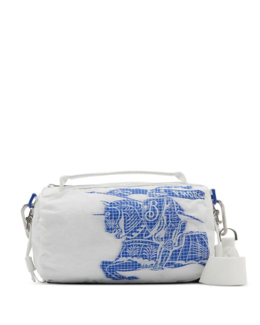 Burberry Blue Small Edk-print Duffle Bag for men