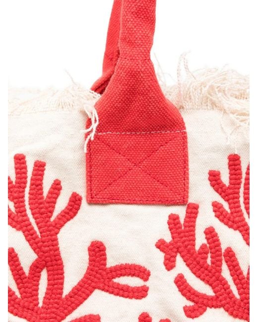 Mc2 Saint Barth Vanity Logo-Embroidered Tote Bag