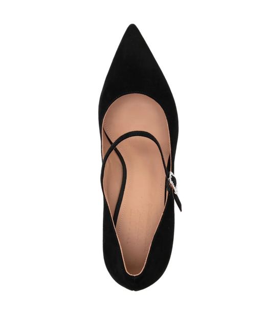Malone Souliers Black 45Mm Crystal-Embellished Pumps