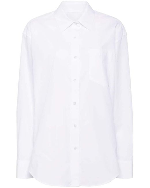 Alexander Wang Oversized Overhemd in het White