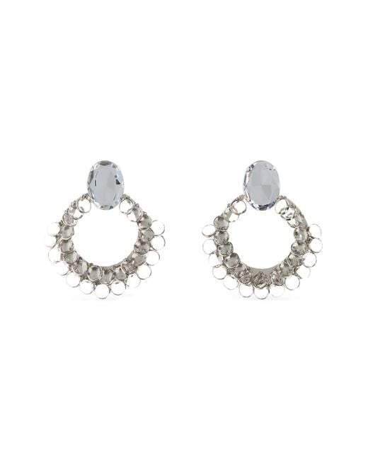 Pendientes Broken Chandelier Givenchy de color Metallic