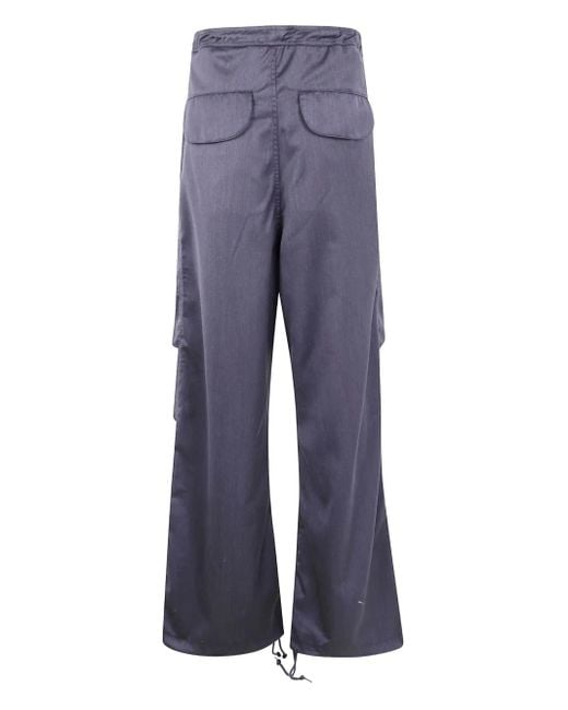 Entire studios Blue Drawstring Cargo-Pocket Trousers