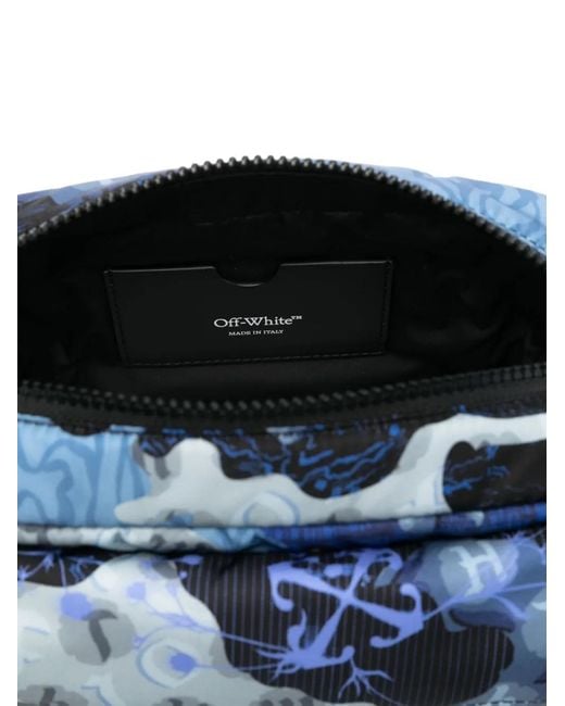 Off-White c/o Virgil Abloh Blue Outdoor Camera Bag for men