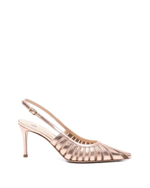 Roberto Festa Pink Sunny Pointed Cut-Out Pumps