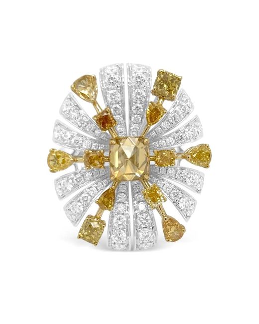 HYT Jewelry White 18K And Diamond Ring