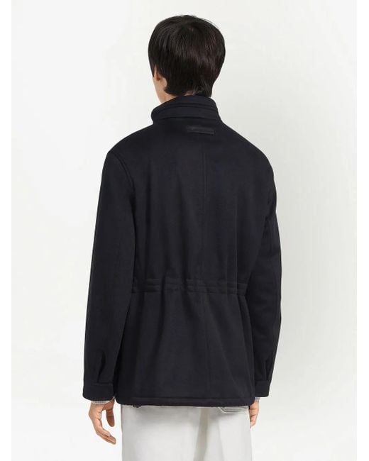 Zegna Elements Vetta Oasi Jacke Aus Kaschmir in Blue für Herren