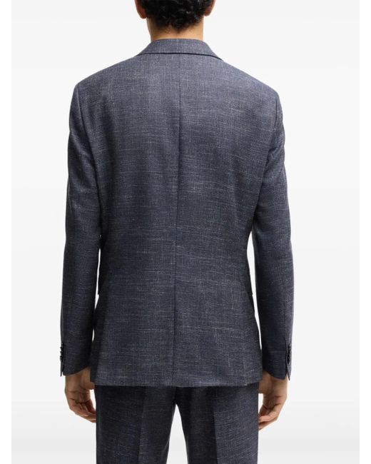 Boss Blue Chambray Blazer for men