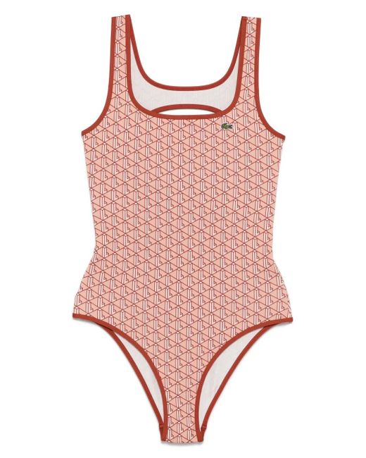 Lacoste Pink Swimsuit