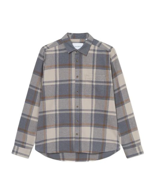 メンズ Les Deux チェック シャツ Gray