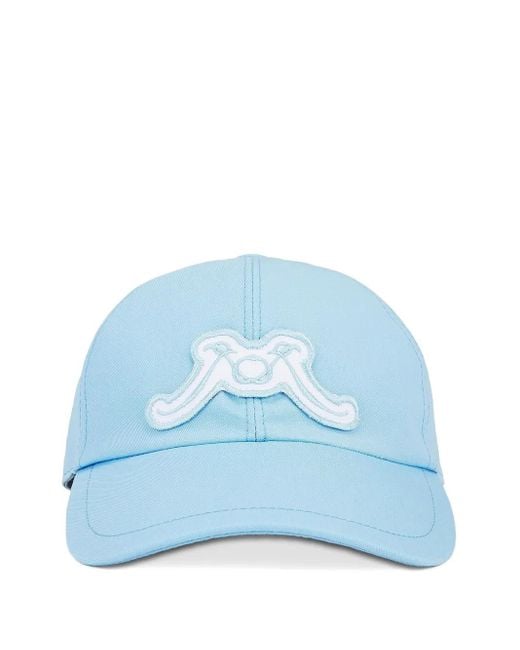 ROWEN ROSE Blue Logo-Embroidered Cotton Cap