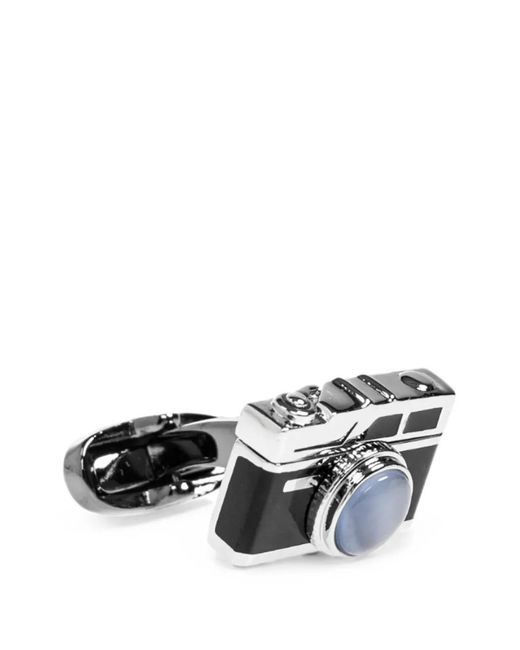 Paul Smith White Camera-Shaped Cufflinks for men
