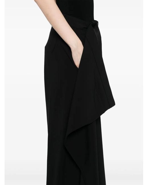 ALAINPAUL Black Extended Tailored Trousers