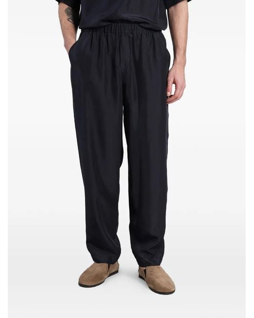 Barena Black Elasticated-Waistband Trousers for men