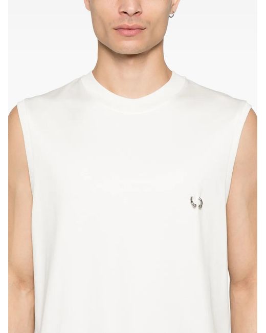 Top Piercing di Mugler in White da Uomo