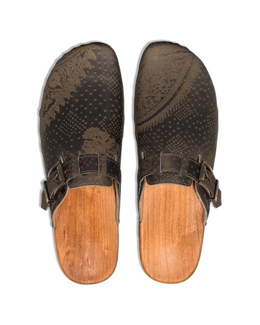 Paria Farzaneh X Woody® Paria Leather Clogs in Gray for Men Lyst