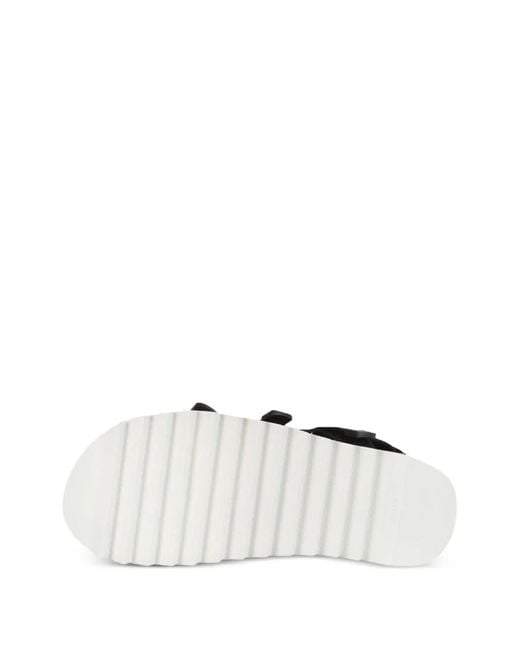 Suicoke Black Straps Zip Sandals
