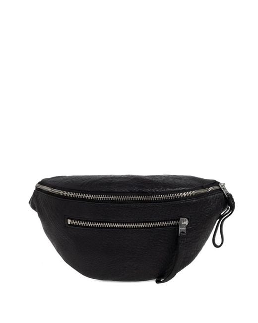 AllSaints Black Itoko Belt Bag for men