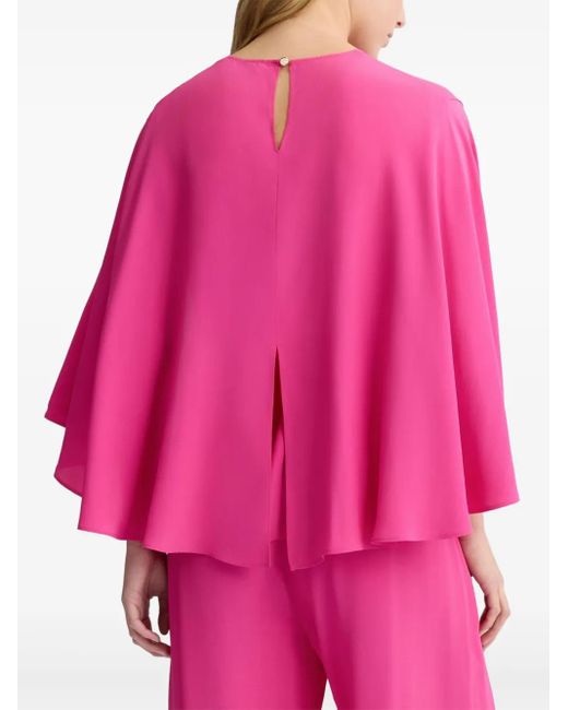Liu Jo Pink Kreppbluse Mit Gürtel