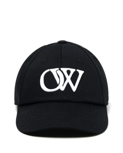 Off-White c/o Virgil Abloh Black Ow Drill Baseball Cap