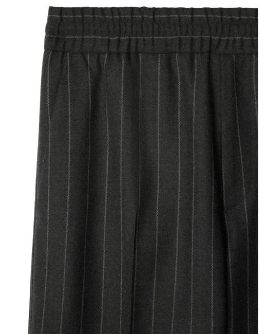 メンズ Burberry テーラードパンツ Black