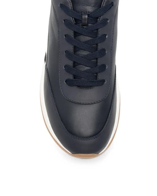 Hogan White Hi-Light Logo-Patch Sneakers for men