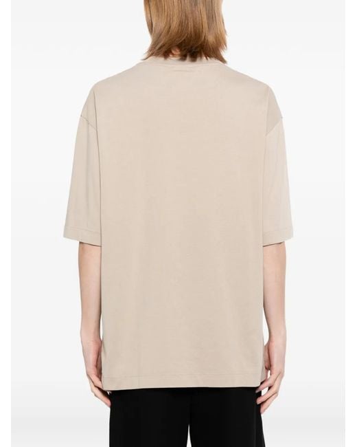 Off-White c/o Virgil Abloh Natural Big Bookish Skate Short Sleeve T-Shirt for men