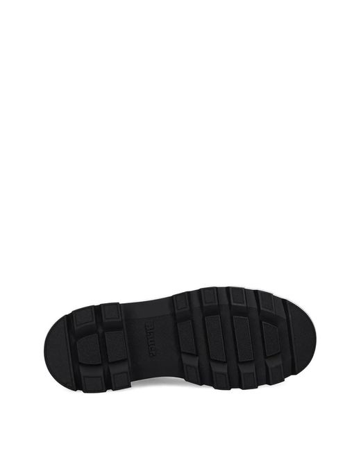 Blauer Black Kimmel Lug-Sole Pull-Tab Chelsea Boots
