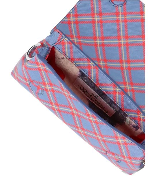 Vivienne Westwood Purple Orb Clutch Bag